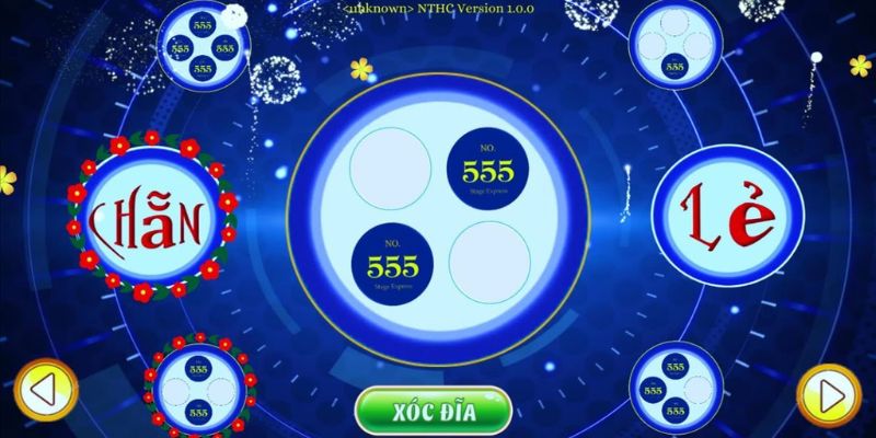 Hack game xóc đĩa thắng dễ bằng chiến thuật gấp thếp